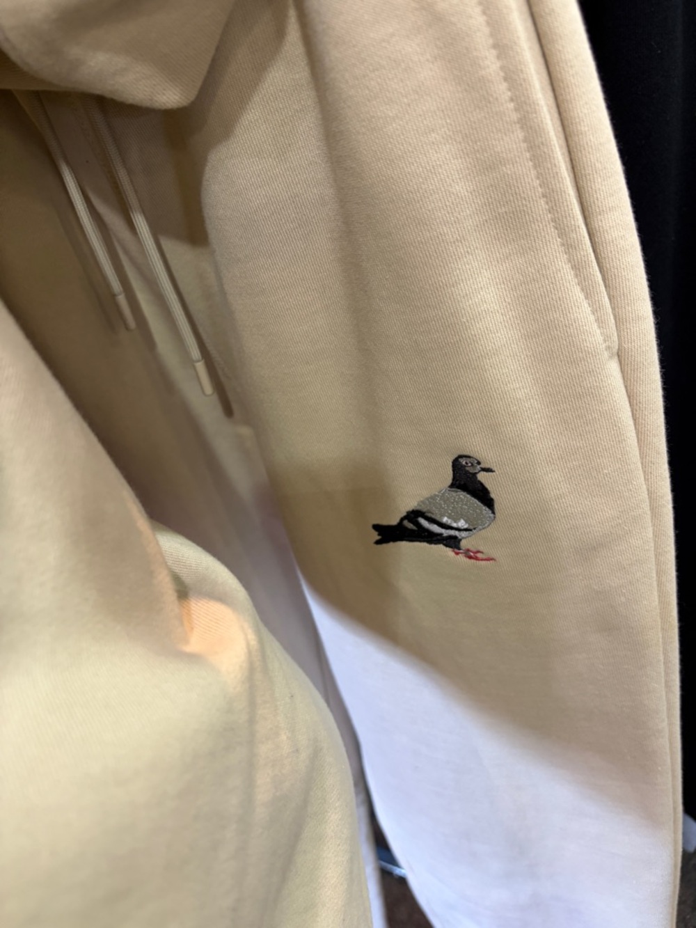 Staple Cream Embroidered Hoodie n Pants - Picture 3 of 3